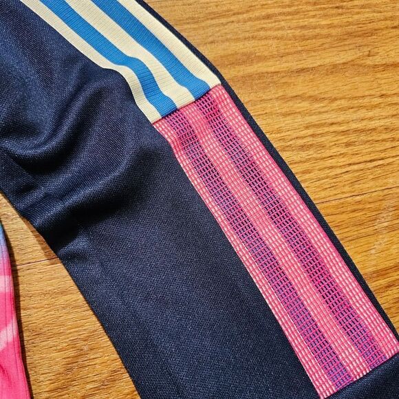 Adidas Pharrell Human Race Track Jacket Women's XS Navy Pink White Soccer Run LE - Picture 8 of 14